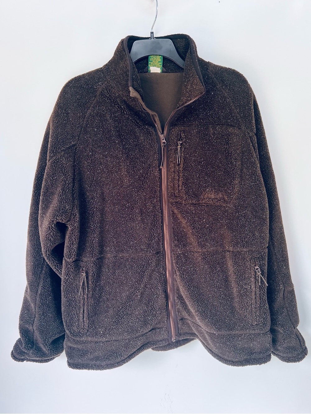 vintage Cabela’s Deep Pile Berber Fleece Full-Zip Jacket